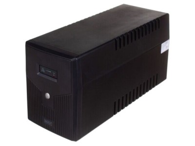 DIGITUS UPS 1200W 2kVA 230V Line Interactive cu 5 ieșiri și baterii 9Ah foto