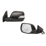 Oglinda exterioara Honda CRV (Re), 2006-12.2012, Stanga, Crom, electrica, Cu incalzire, carcasa neagra, Convex, BestAutoVest 76250SWAP21 3878517E, Rapid