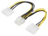 Cablu Alimentare Molex x2 la PCIe 8pin 0,15m