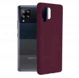 Husa pentru Samsung Galaxy A42 5G, Techsuit Soft Edge Silicone, Plum Violet