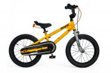 Bicicleta copii Royal Baby Freestyle 7.0 NF, roti 16inch, cadru otel (Galben), Royalbaby
