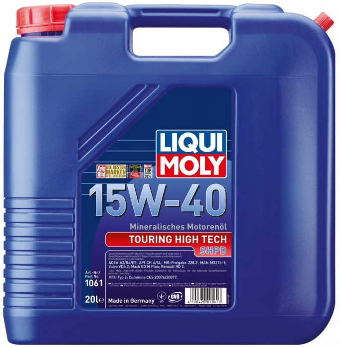 Ulei Motor Liqui Moly THT SHPD 15W-40 20L 1061