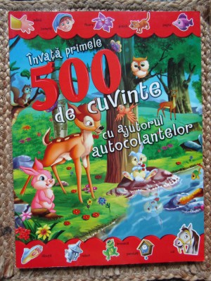 Invata primele 500 de cuvinte cu ajutorul autocolantelor foto