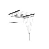 Uscator rufe de tavan, 6x120 cm, negru, Sepio