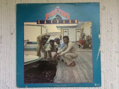 the four tops catfish 1976 album disc vinyl lp muzica funk disco pop soul ABC Records made in USA VG+ foto