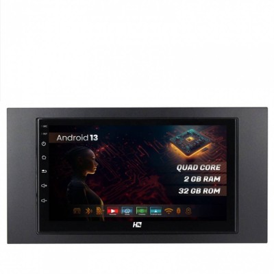Navigatie Ford 2DIN 2GB RAM Android 13 GPS Wi-FI Carplay Android Auto USB Bluetooth Radio Waze Touchscreen 7 Inch foto