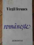 Romaneste - Virgil Ierunca ,529807, Humanitas