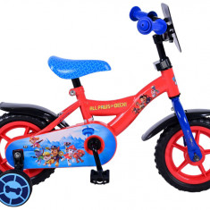 Bicicleta pentru copii Paw Patrol, 10 inch, culoare rosu/albastru, fara frana PB Cod:61050-NP