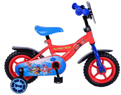 Bicicleta pentru copii Paw Patrol, 10 inch, culoare rosu/albastru, fara frana PB Cod:61050-NP foto