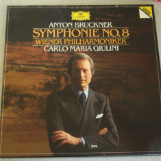 BRUCKNER - Simfonia Nr. 8 Carlo Maria Giulini - Vinil 2 LP Deutsche Grammophon