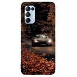 Husa compatibila cu Oppo A53 model Audi in Autumn road, Silicon, TPU, Viceversa, Transparent, Carcasa