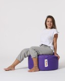 Cumpara ieftin Taburet puf de grădină Round Violet 55x30 cm