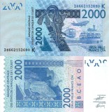 WEST AFRICAN STATES █ SENEGAL █ bancnota 2000 Francs █ 2003 / 2024 █ P-716Kx UNC