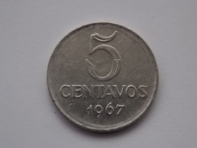 5 CENTAVOS 1967 Brazilia foto