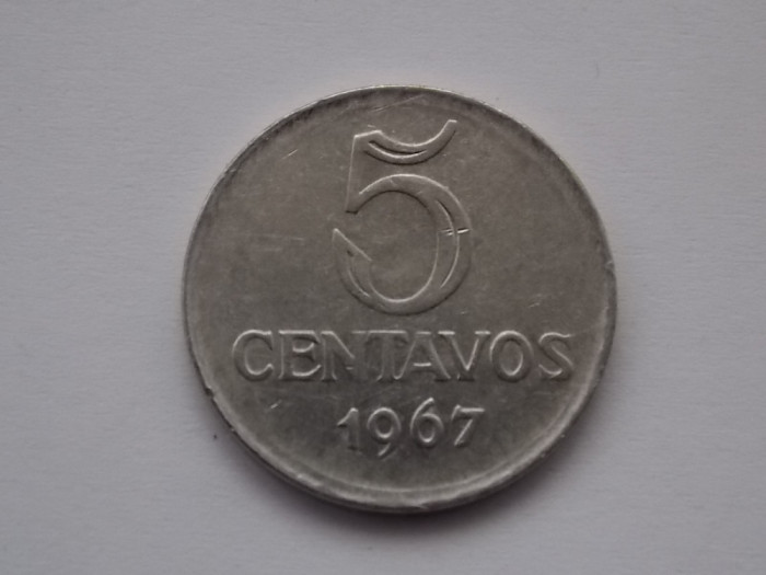 5 CENTAVOS 1967 Brazilia