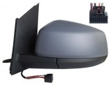 Oglinda exterioara Volkswagen Caddy, 11.2020-, montare dreapta, reglaj electric; carcasa neagra; incalzit; sticla convexa; geam cromat; rabatabil; 16