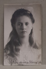 SYBILLE DE SACHSEN COBURG - GOTHA , CARTE POSTALA ILUSTRATA , MONOCROMA , NECIRCULATA , INCEPUTUL SEC. XX foto