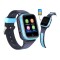 Ceas Smartwatch pentru Copii cu Cartela SIM, GPS, Camera, Apeluri Video, Buton SOS, Aplicatii Interactive, Monitorizare Discreta GITECH D31, Albastru