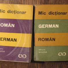 Mic dicționar român-german / german-român (2 vol.)