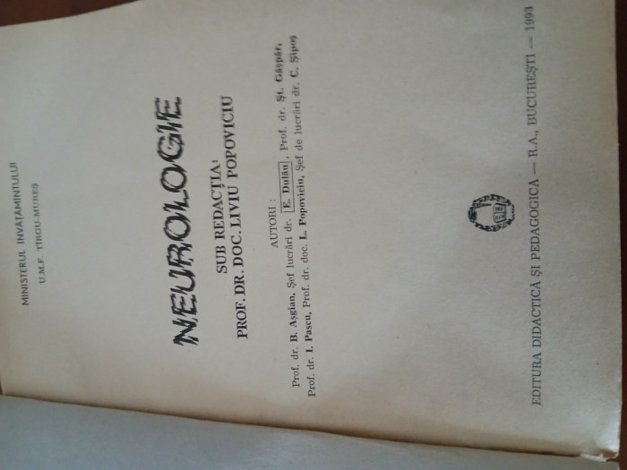 Enciclopedie De Neurologie Și Neurochirurgie-Liviu Polpoviciu