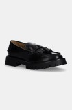 Answear Lab mocasini femei, culoarea negru, cu toc plat