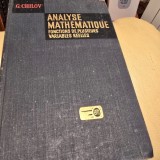 Analyse mathematique. Fonctions de plusieurs variables reelles - G.CHILOV