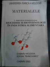 Materialele !. Simpozion International. Biochimie Si Biorehno - Colectiv ,546516 foto