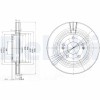 DELPHI BG3860 Disc frana