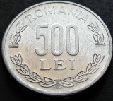 Moneda 500 LEI - ROMANIA, anul 1999 *cod 3854