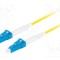 Patch cord fibră optică LANBERG LC/UPC 1m galben LSZH monomod