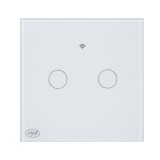 Intrerupator inteligent dublu PNI SmartHome WS202 pentru control lumini prin internet