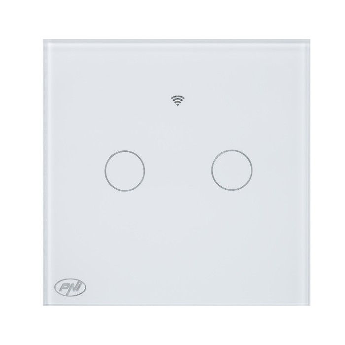 Aproape nou: Intrerupator inteligent dublu PNI SmartHome WS202 pentru control lumin