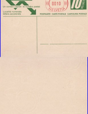 Elvetia- intreg postal foto