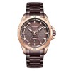 Ceas Barbatesc Naviforce 9161 Sport Elegant, Quartz, Otel Inoxidabil, Data, Zi, Afisaj 24h, Maro
