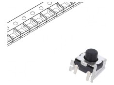 Micro&icirc;ntrerupător TACT SPST-NO SMT IP57 32V 0.03125A