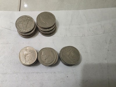MONEDE THAILANDA 34 BUC foto