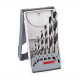 Miniset 7 burghie spirale HSS PointTeQ X-Line, D2-10mm Bosch