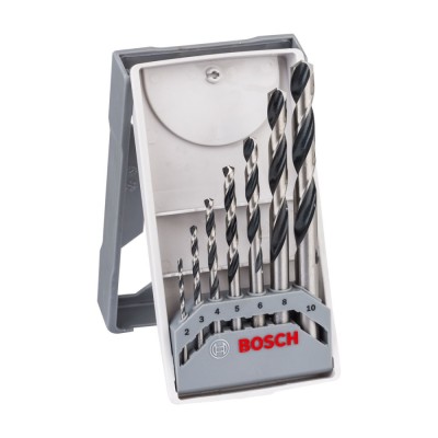 Bosch Miniset 7 burghie spirale HSS PointTeQ X-Line, D2-10mm ProAdvanced PowerfulTools foto