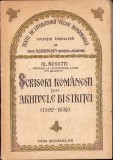 HST 319SP Scrisori rom&acirc;nești din arhivele Bistriței (1592-1638) 1944 Rosetti