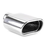 Ornament toba esapament universal cromat din otel inoxidabil MT 019 AMiO, diametru montaj 50 mm, fixare cu suruburi sau sudura, pentru majoritatea