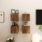Gossi comode tv montaj pe perete 4 buc. stejar fumuriu 30,5x30x30 cm