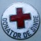 I.092 ROMANIA CRUCEA ROSIE INSIGNA DONATOR DE SANGE SINGE email