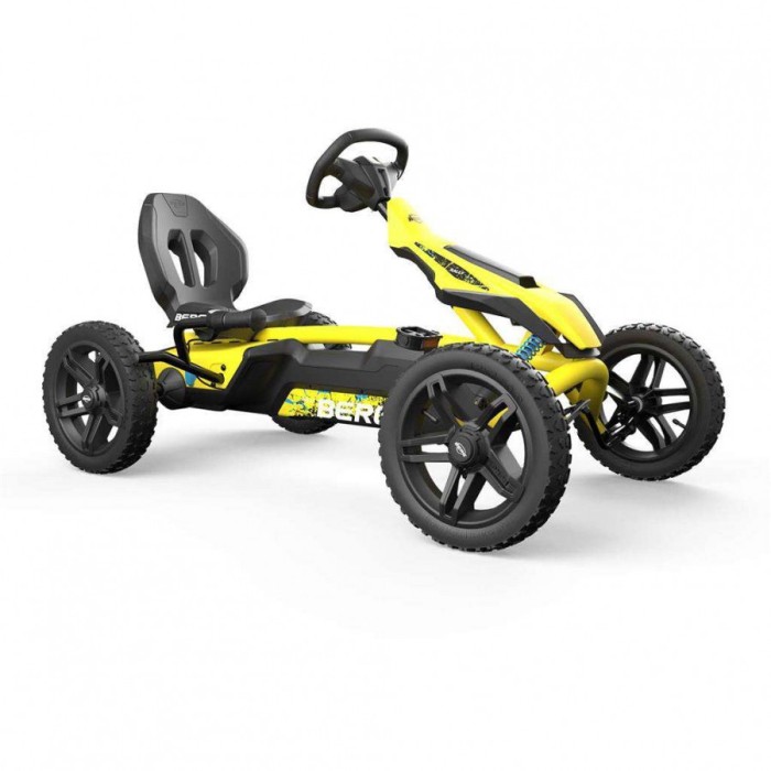 Kart cu pedale BERG Toys Rally DRT Yellow - 3 viteze