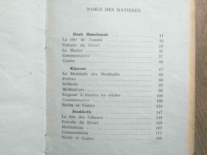 Tishri, textes pour servir &agrave; la pr&eacute;parartion des f&ecirc;tes de Rosh Hashanah, 1945