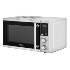 Cuptor microunde ECG, 700 W, 20 l, 8 programe, 5 trepte, temporizator, Argintiu