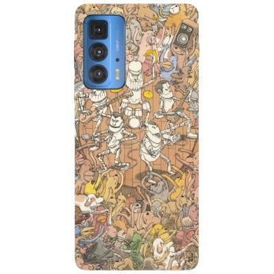 Husa compatibila cu Motorola Edge 20 Lite model Puppet concert, Silicon, TPU, Viceversa foto