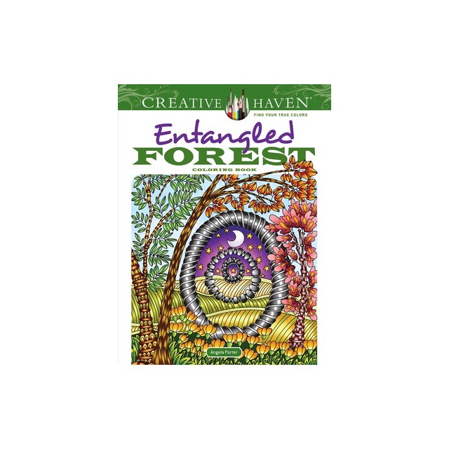 Creative Haven Entangled Forest Coloring Book