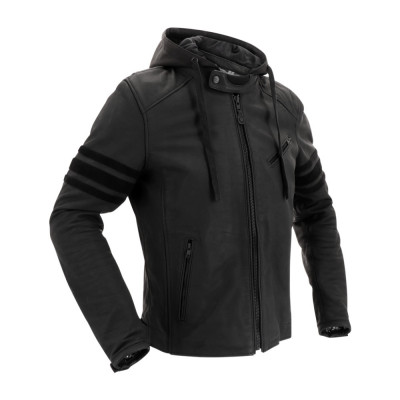 Geaca Moto Piele Richa Toulon Jacket, Negru, Marime 52 foto