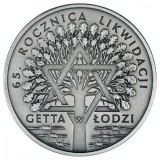 Polonia 20 zloti 2009,65th Anniversary of the Liquidation of the Lodz Ghetto ,Argint .925 .28.28 g BU, Europa