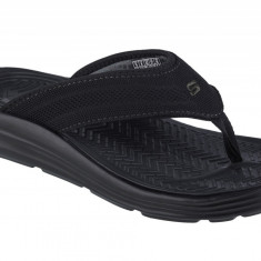 Papuci flip-flop Skechers Sargo - Point Vista 204383-BLK negru